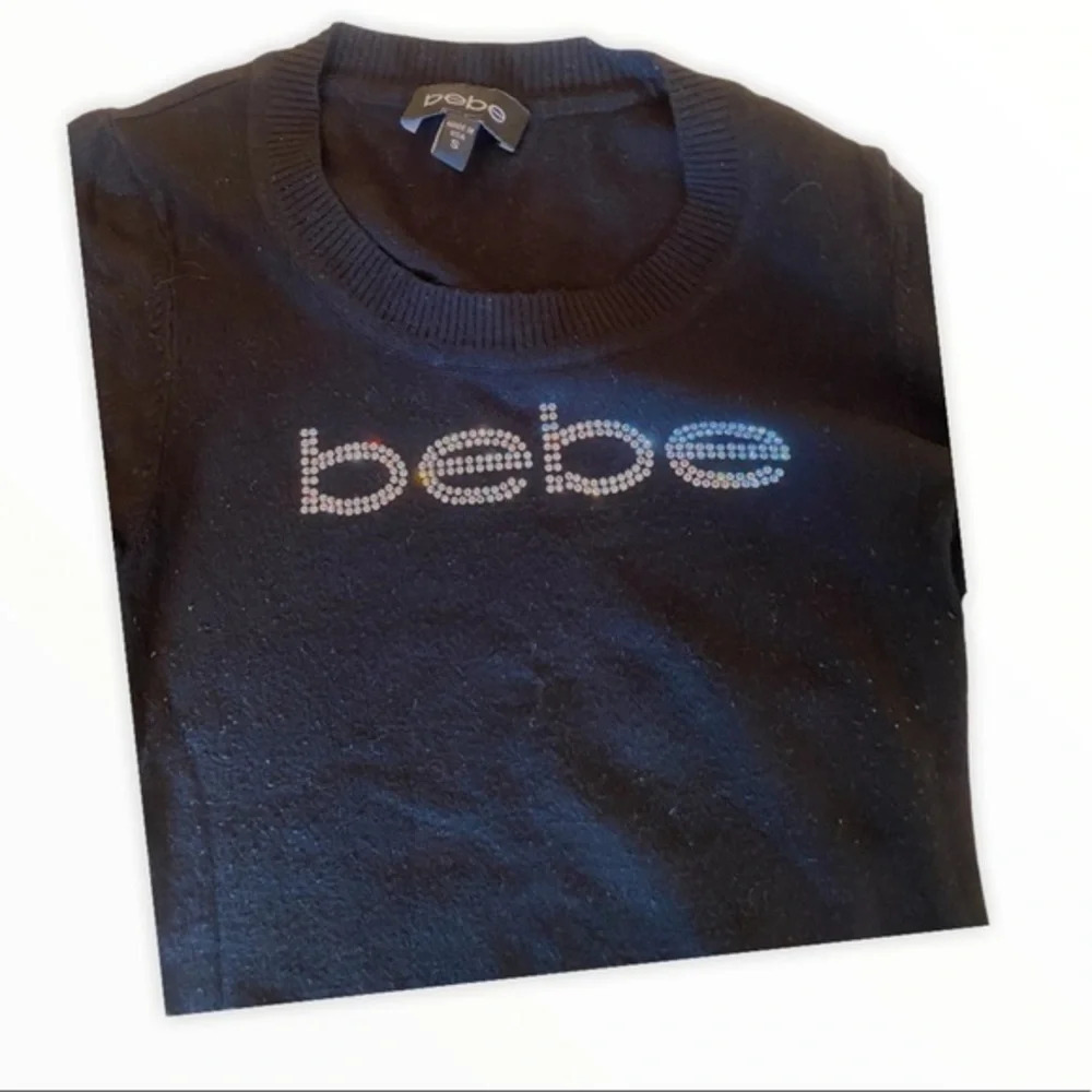 Bebe Rhinestone Sweater - Picture 10 of 12